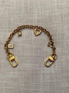Replacement Bag Strap Chunky Gold Chain and Charms